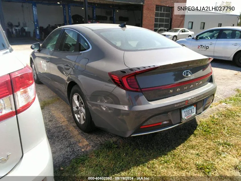 5NPEG4JA2LH027790 2020 Hyundai Sonata Se