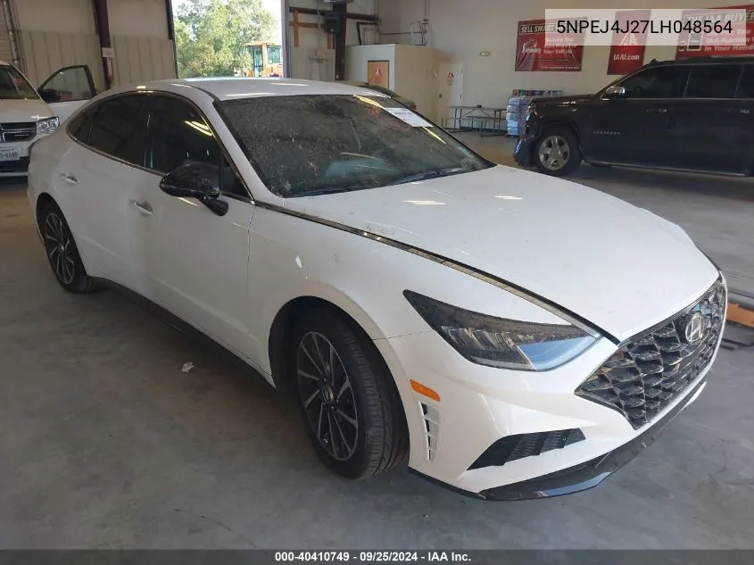 2020 Hyundai Sonata Sel Plus VIN: 5NPEJ4J27LH048564 Lot: 40410749