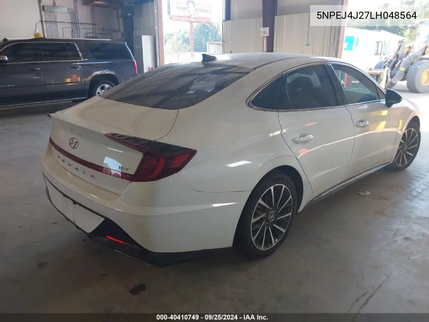 2020 Hyundai Sonata Sel Plus VIN: 5NPEJ4J27LH048564 Lot: 40410749