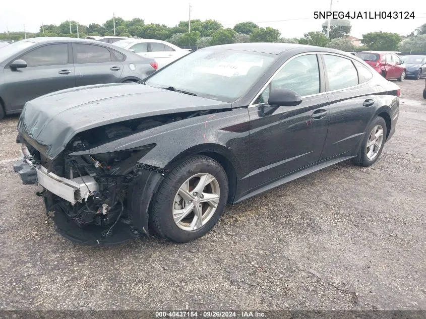 5NPEG4JA1LH043124 2020 Hyundai Sonata Se