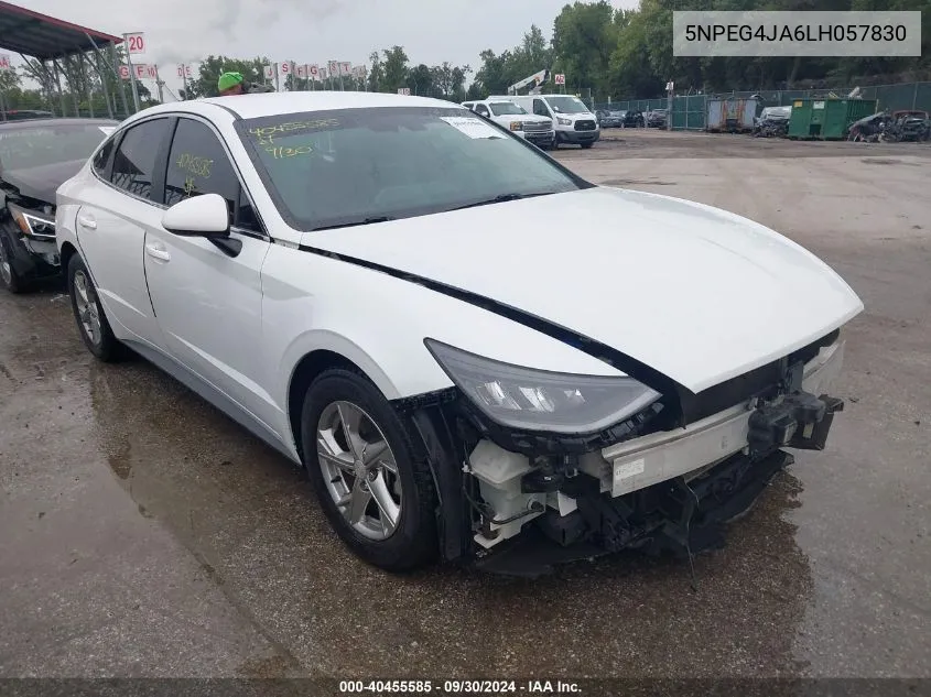 2020 Hyundai Sonata Se VIN: 5NPEG4JA6LH057830 Lot: 40455585