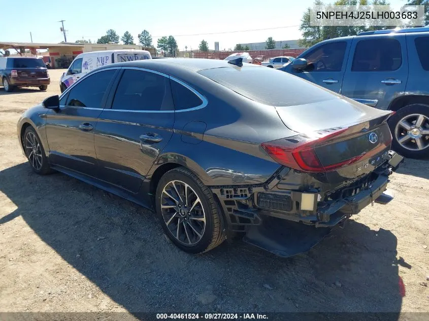 5NPEH4J25LH003683 2020 Hyundai Sonata Limited