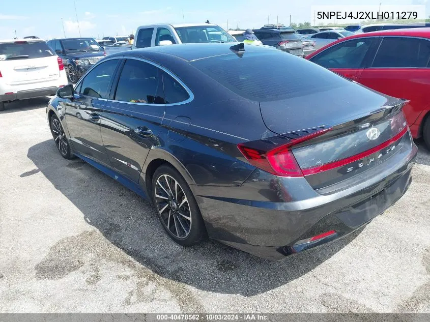 5NPEJ4J2XLH011279 2020 Hyundai Sonata Sel Plus