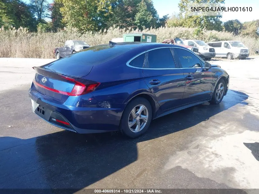 5NPEG4JA9LH001610 2020 Hyundai Sonata Se