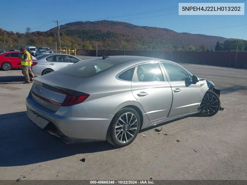 5NPEH4J22LH013202 2020 Hyundai Sonata Limited