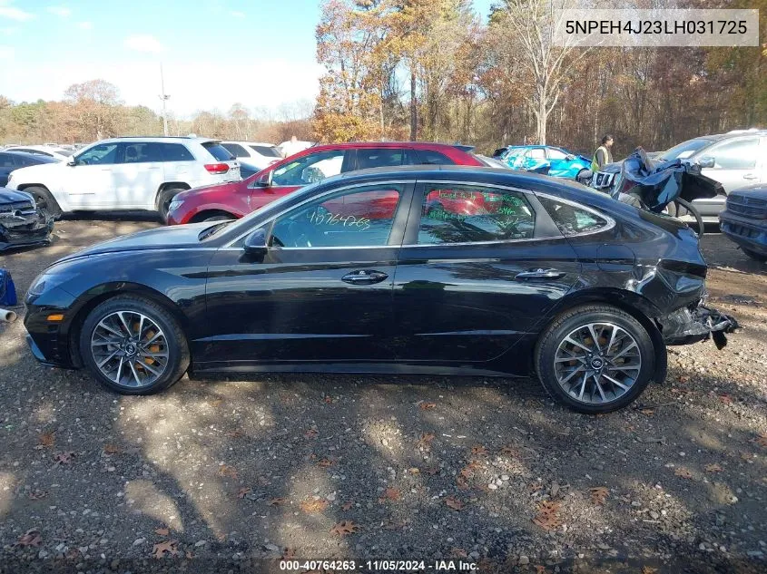 2020 Hyundai Sonata Limited VIN: 5NPEH4J23LH031725 Lot: 40764263