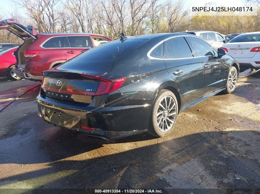 2020 Hyundai Sonata Sel Plus VIN: 5NPEJ4J25LH048174 Lot: 40913354