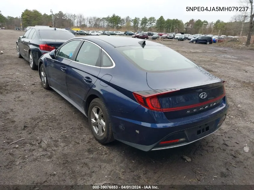 5NPEG4JA5MH079237 2021 Hyundai Sonata Se