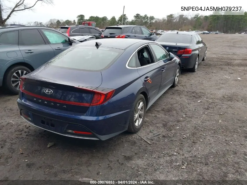 5NPEG4JA5MH079237 2021 Hyundai Sonata Se