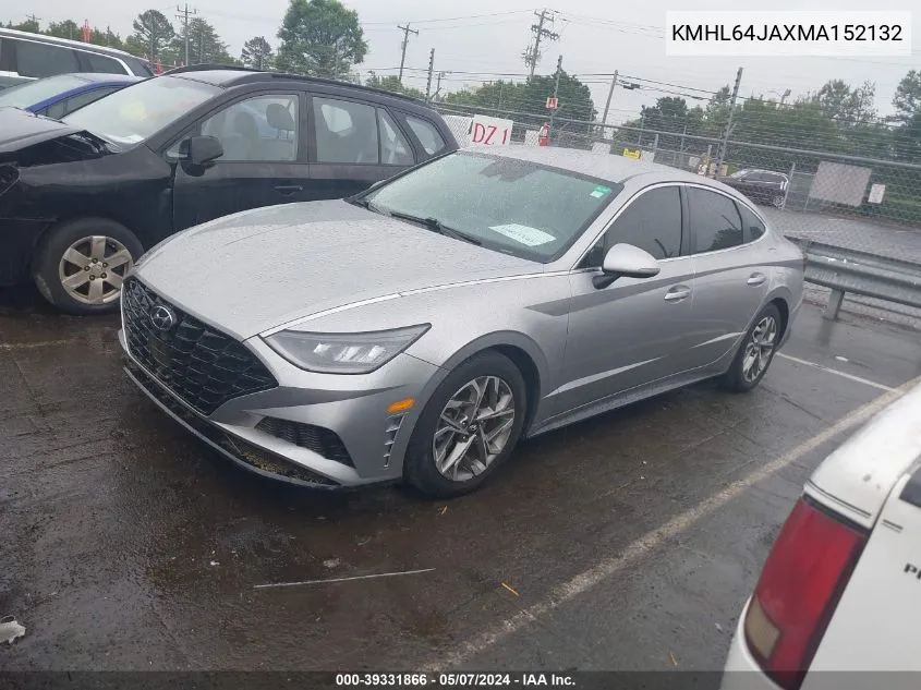 2021 Hyundai Sonata Sel VIN: KMHL64JAXMA152132 Lot: 39331866