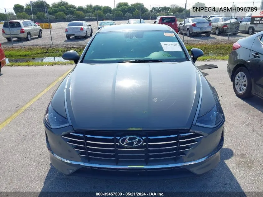 2021 Hyundai Sonata Se VIN: 5NPEG4JA8MH096789 Lot: 39457500