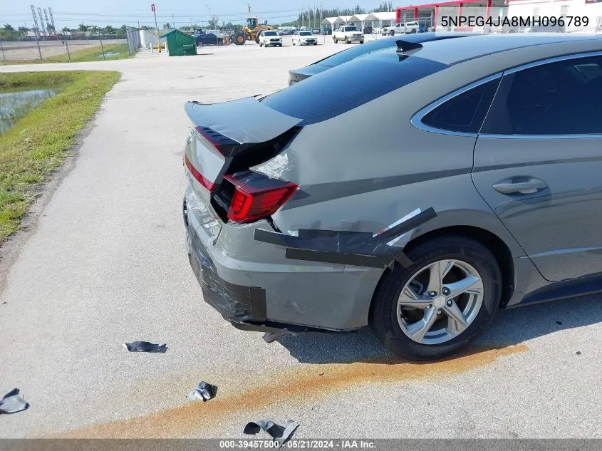 2021 Hyundai Sonata Se VIN: 5NPEG4JA8MH096789 Lot: 39457500