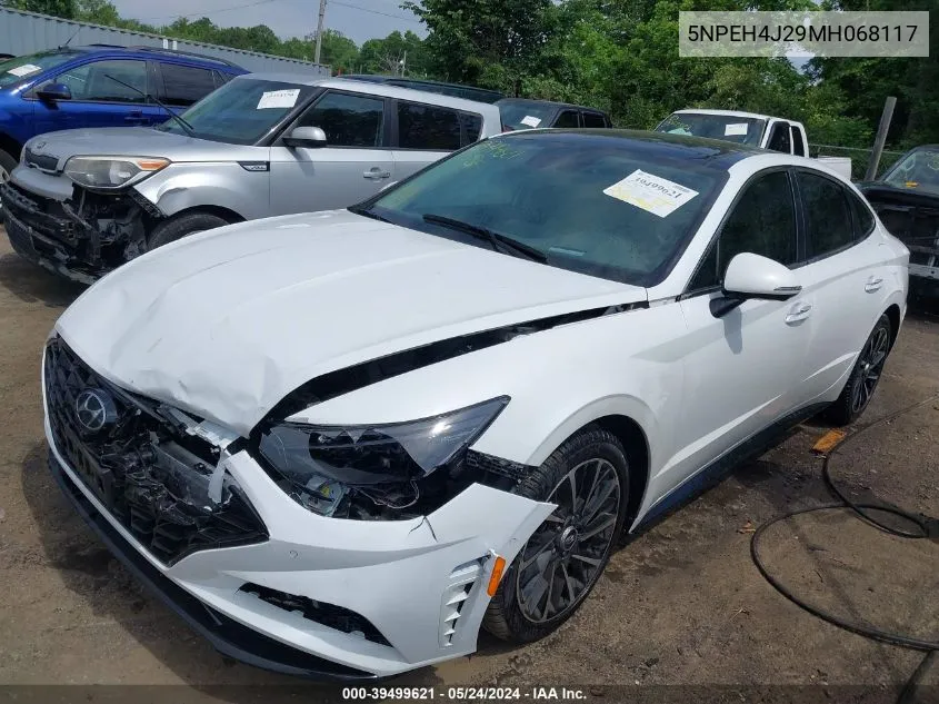 5NPEH4J29MH068117 2021 Hyundai Sonata Limited