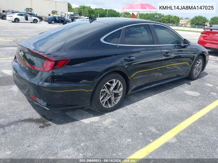 KMHL14JA8MA147025 2021 Hyundai Sonata Sel