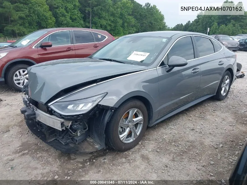 5NPEG4JAXMH070162 2021 Hyundai Sonata Se