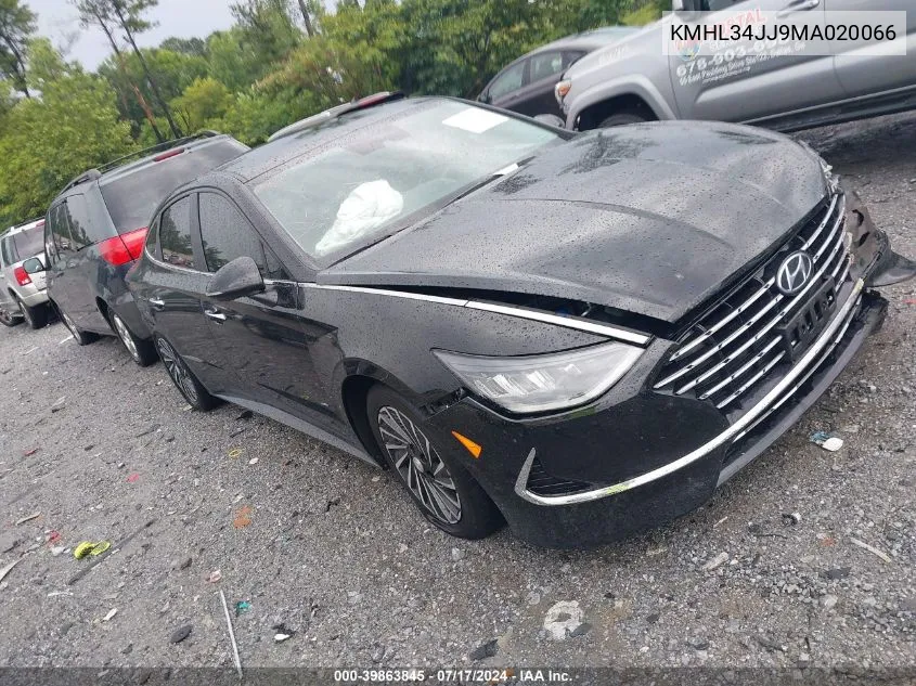 2021 Hyundai Sonata Sel VIN: KMHL34JJ9MA020066 Lot: 39863845