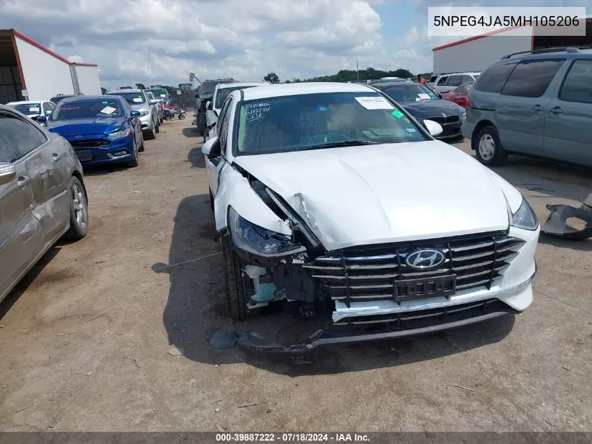 5NPEG4JA5MH105206 2021 Hyundai Sonata Se