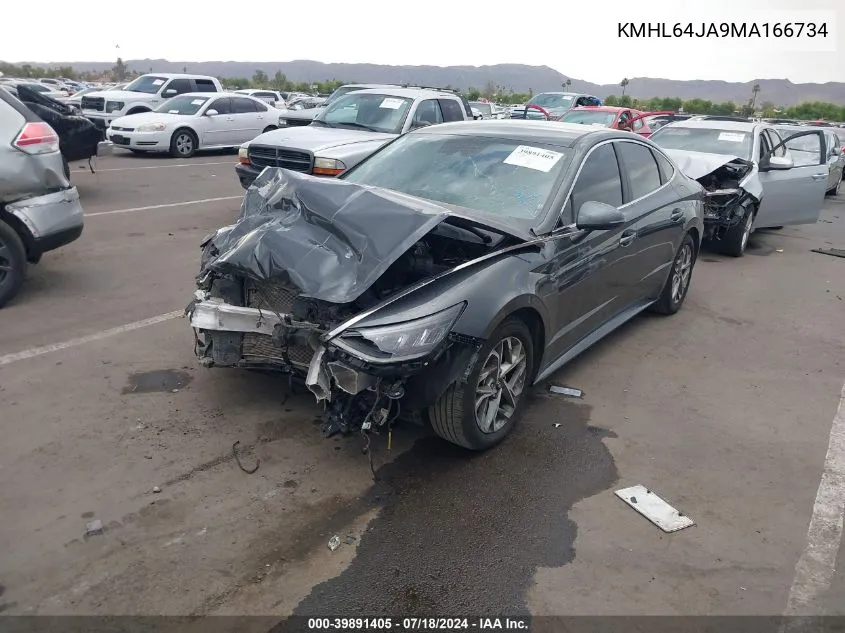 2021 Hyundai Sonata Sel VIN: KMHL64JA9MA166734 Lot: 39891405