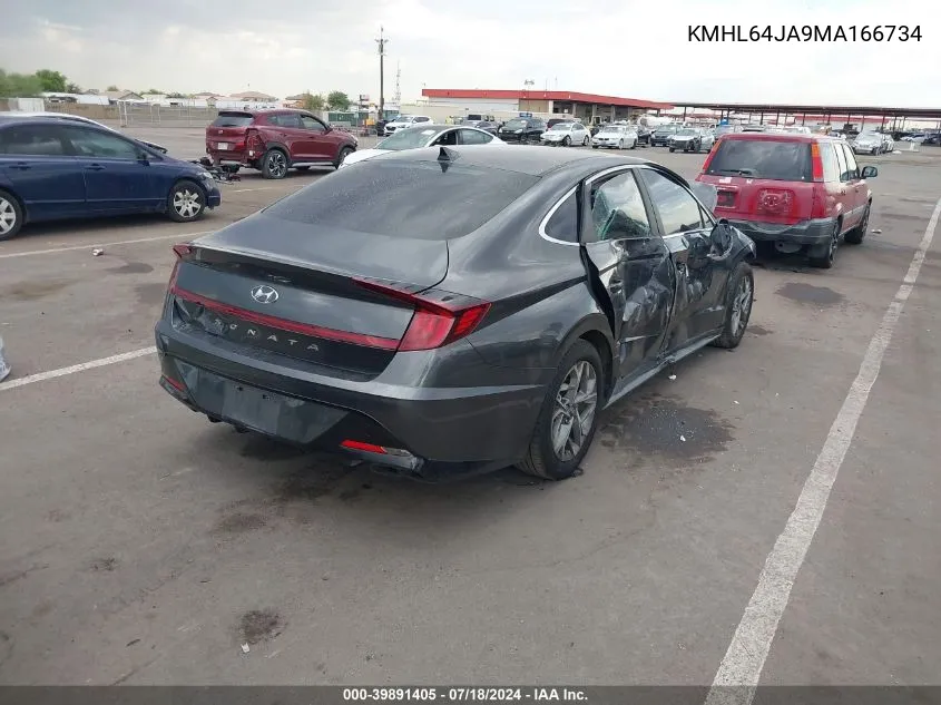 2021 Hyundai Sonata Sel VIN: KMHL64JA9MA166734 Lot: 39891405