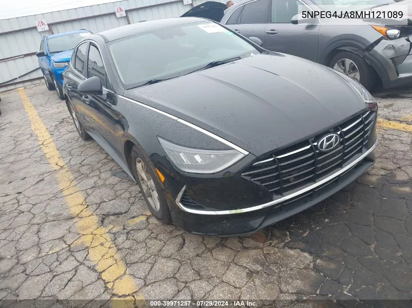 2021 Hyundai Sonata Se VIN: 5NPEG4JA8MH121089 Lot: 39971257