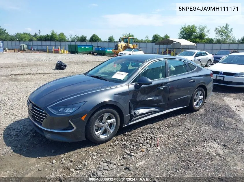 5NPEG4JA9MH111171 2021 Hyundai Sonata Se