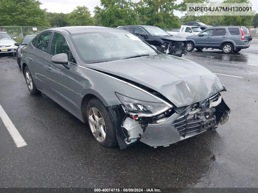 5NPEG4JA7MH130091 2021 Hyundai Sonata Se