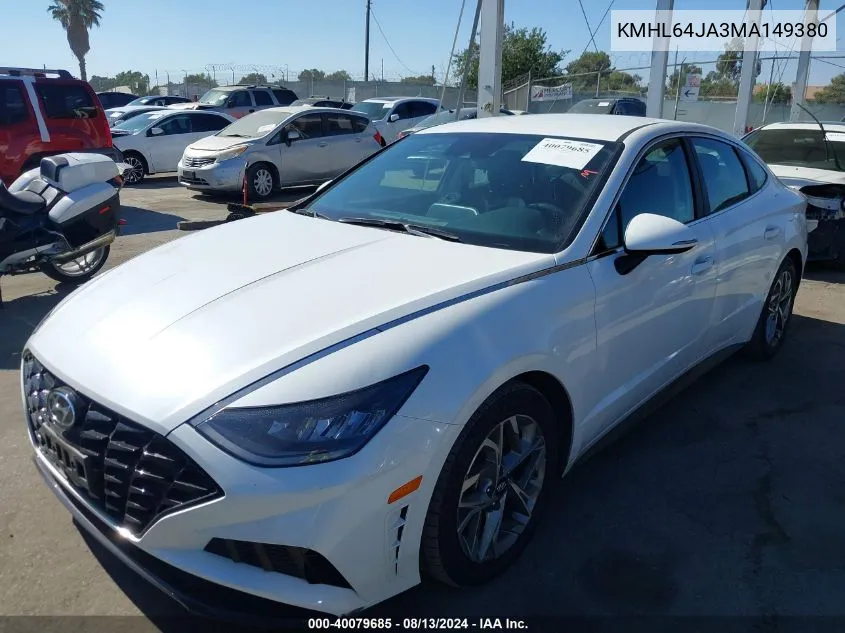 KMHL64JA3MA149380 2021 Hyundai Sonata Sel