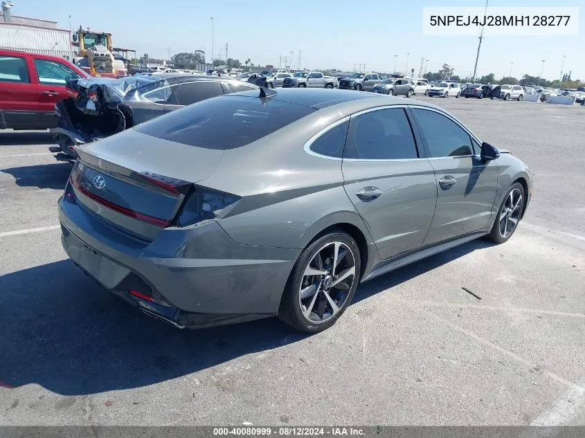 5NPEJ4J28MH128277 2021 Hyundai Sonata Sel Plus