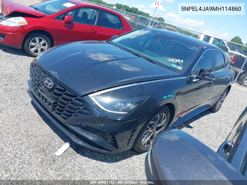 2021 Hyundai Sonata Sel VIN: 5NPEL4JA9MH114860 Lot: 40083122