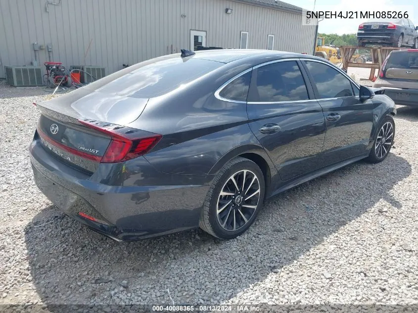 2021 Hyundai Sonata Limited VIN: 5NPEH4J21MH085266 Lot: 40088365