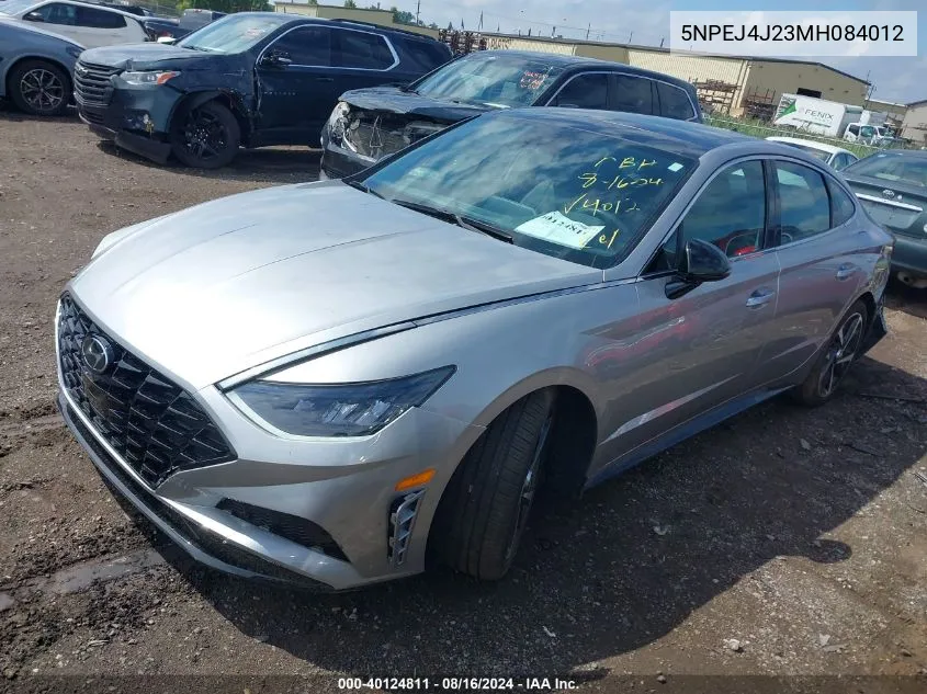 2021 Hyundai Sonata Sel Plus VIN: 5NPEJ4J23MH084012 Lot: 40124811