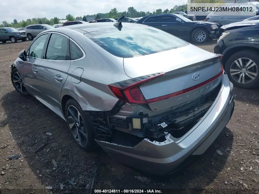 5NPEJ4J23MH084012 2021 Hyundai Sonata Sel Plus