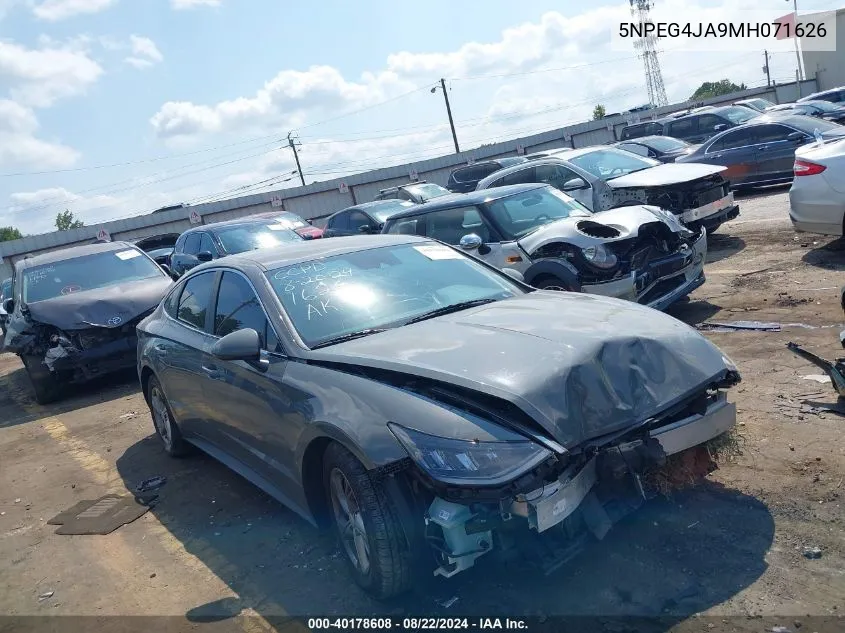 5NPEG4JA9MH071626 2021 Hyundai Sonata Se