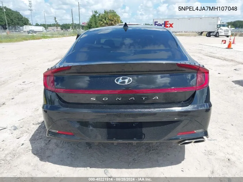 5NPEL4JA7MH107048 2021 Hyundai Sonata Sel