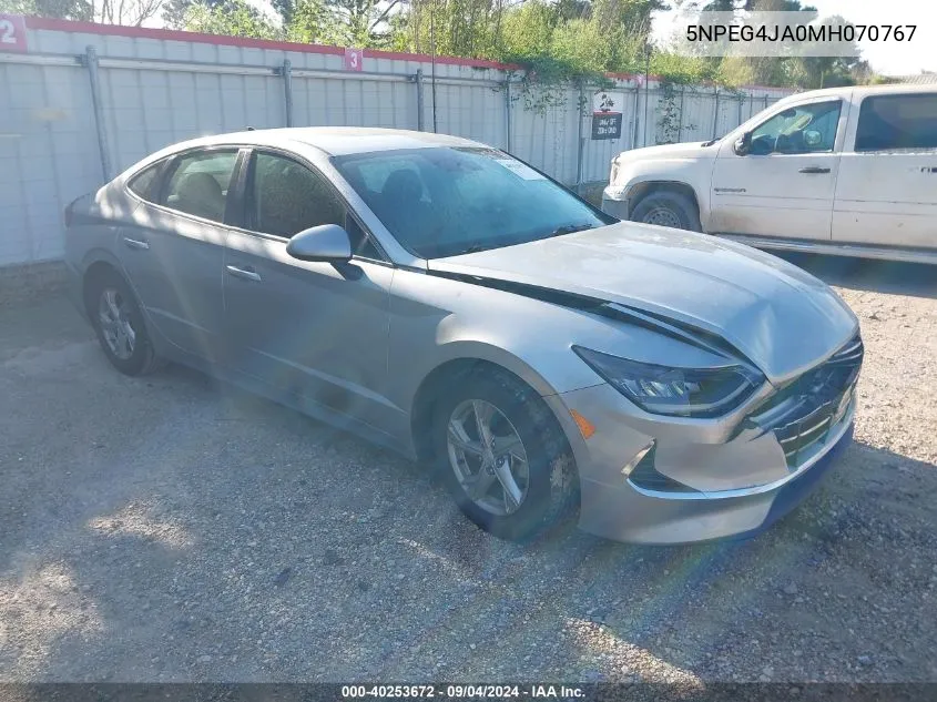 5NPEG4JA0MH070767 2021 Hyundai Sonata Se