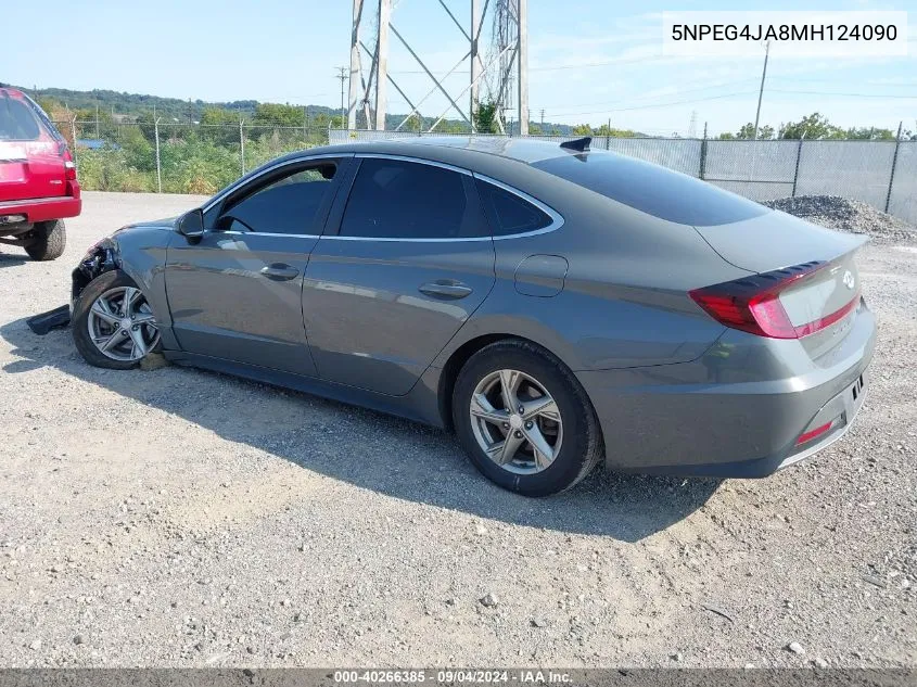 5NPEG4JA8MH124090 2021 Hyundai Sonata Se