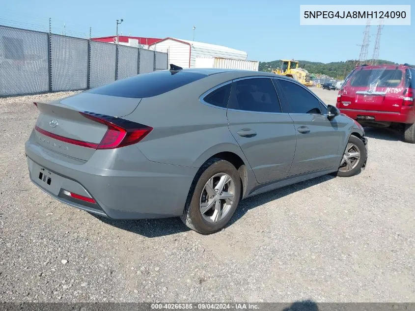 5NPEG4JA8MH124090 2021 Hyundai Sonata Se