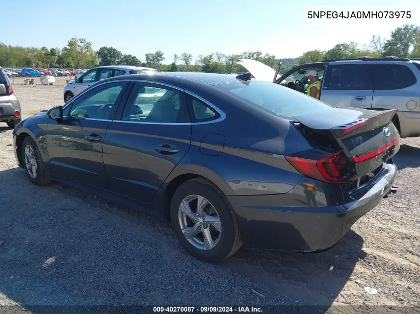 5NPEG4JA0MH073975 2021 Hyundai Sonata Se