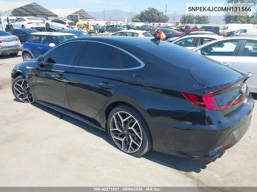 2021 Hyundai Sonata N Line VIN: 5NPEK4JC0MH131566 Lot: 40271341