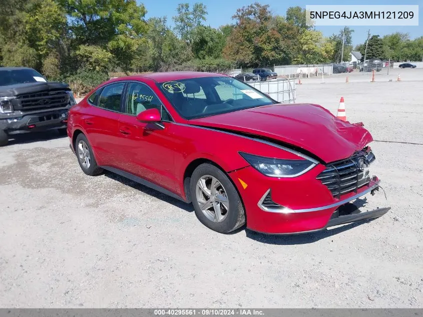 2021 Hyundai Sonata Se VIN: 5NPEG4JA3MH121209 Lot: 40295561