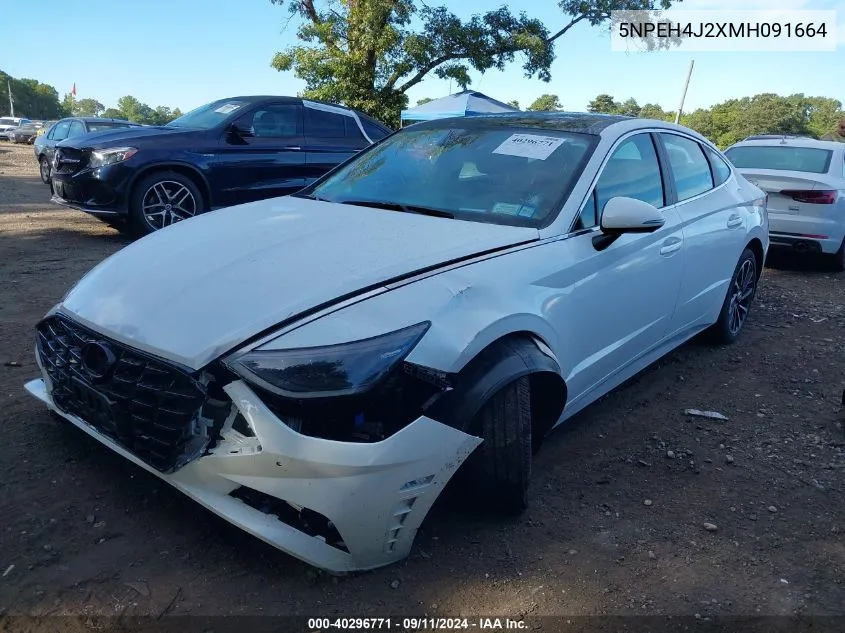 5NPEH4J2XMH091664 2021 Hyundai Sonata Limited