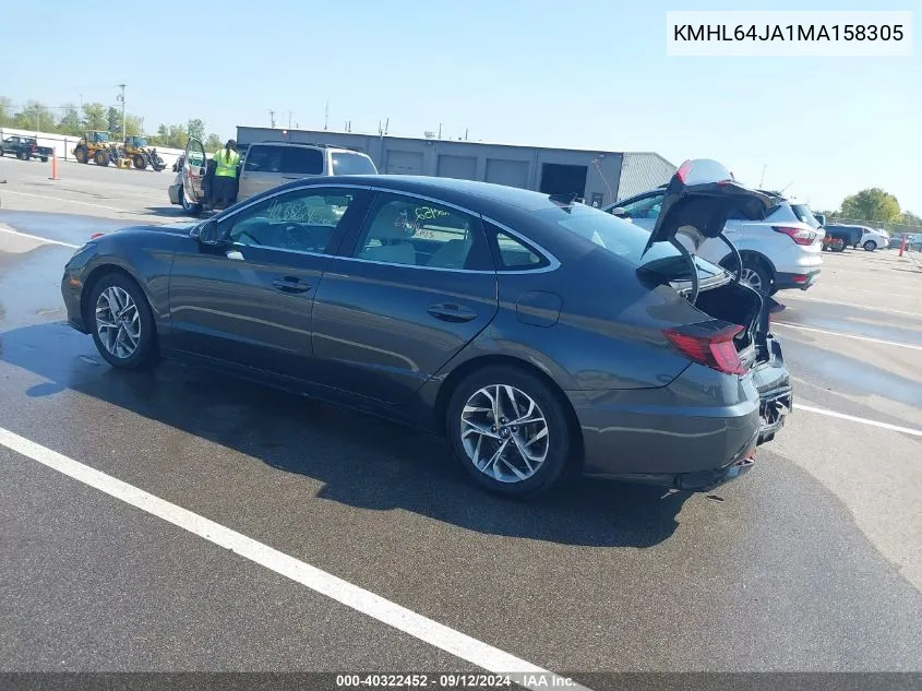 KMHL64JA1MA158305 2021 Hyundai Sonata Sel