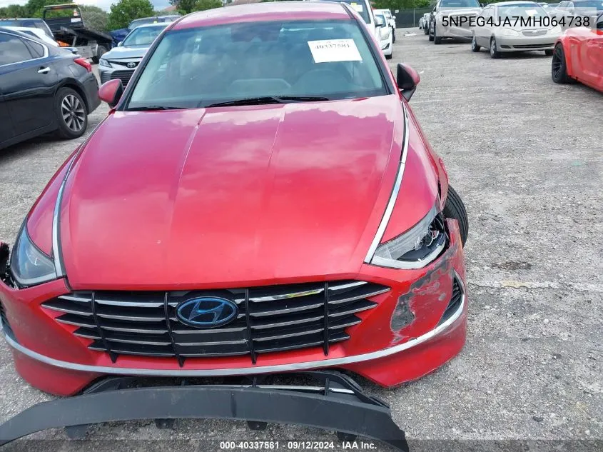 5NPEG4JA7MH064738 2021 Hyundai Sonata Se