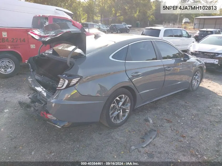 5NPEF4JA7MH102813 2021 Hyundai Sonata Sel