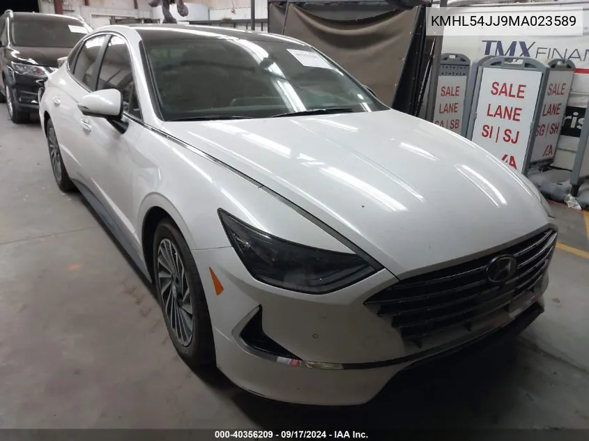 2021 Hyundai Sonata Hybrid/Limited VIN: KMHL54JJ9MA023589 Lot: 40356209