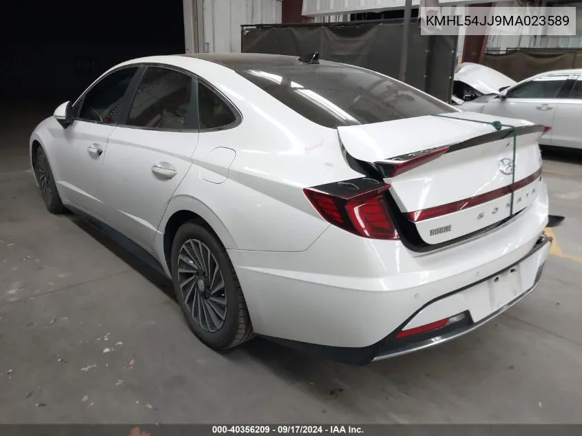 KMHL54JJ9MA023589 2021 Hyundai Sonata Hybrid/Limited