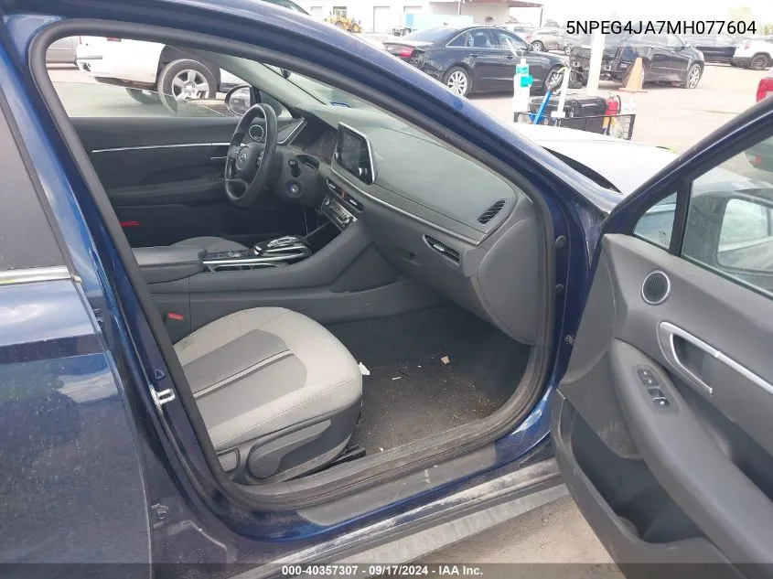 5NPEG4JA7MH077604 2021 Hyundai Sonata Se