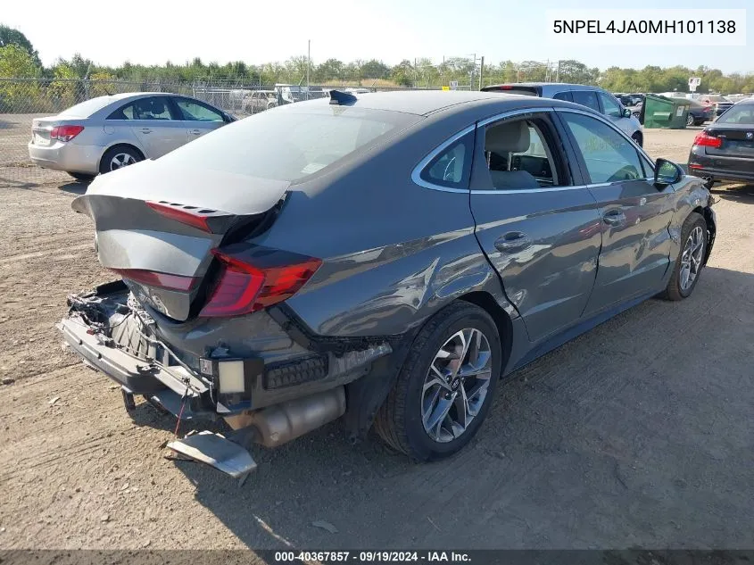 5NPEL4JA0MH101138 2021 Hyundai Sonata Sel