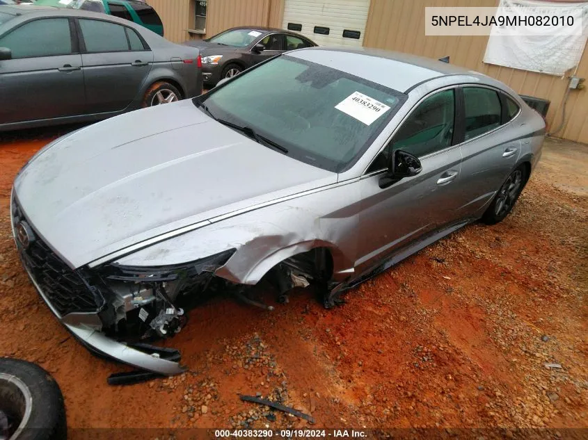 2021 Hyundai Sonata Sel VIN: 5NPEL4JA9MH082010 Lot: 40383290