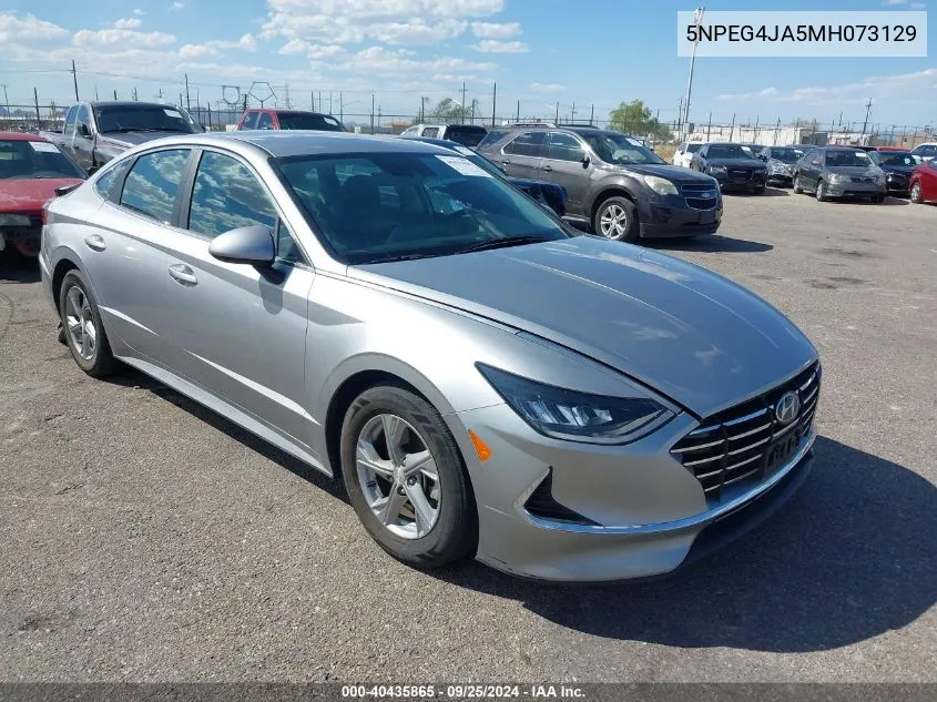 5NPEG4JA5MH073129 2021 Hyundai Sonata Se